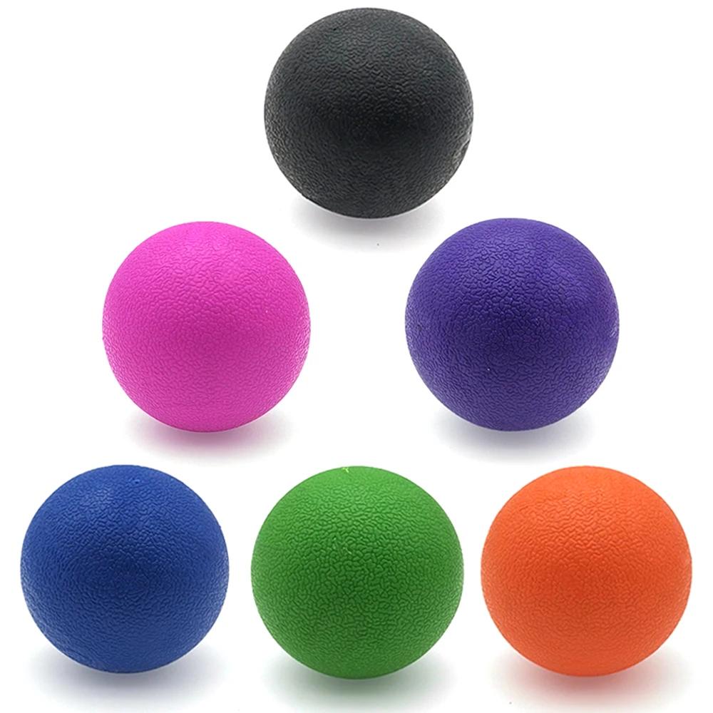 Tpe Fascia Ball Lacrosse Muscle Relaxation Exercise Sports Fitness  Yoga Peanut Massage Ball Trigger Point Stress Pain Relief