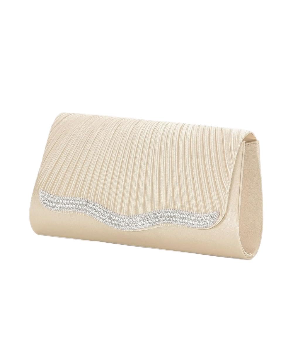 

Aunii Wedding Clutch Second Graduation Entrance Simple Chain 716006 [MORE AUNI] Bag, Women s, Party, 2-way Bag, Wedding, After-Party, 1.5-Party,
