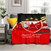 Roter Stern Decke Geeignet für Sofas, Betten, Büros und Camping - Perfektes Geschenk für Halloween Weihnachten