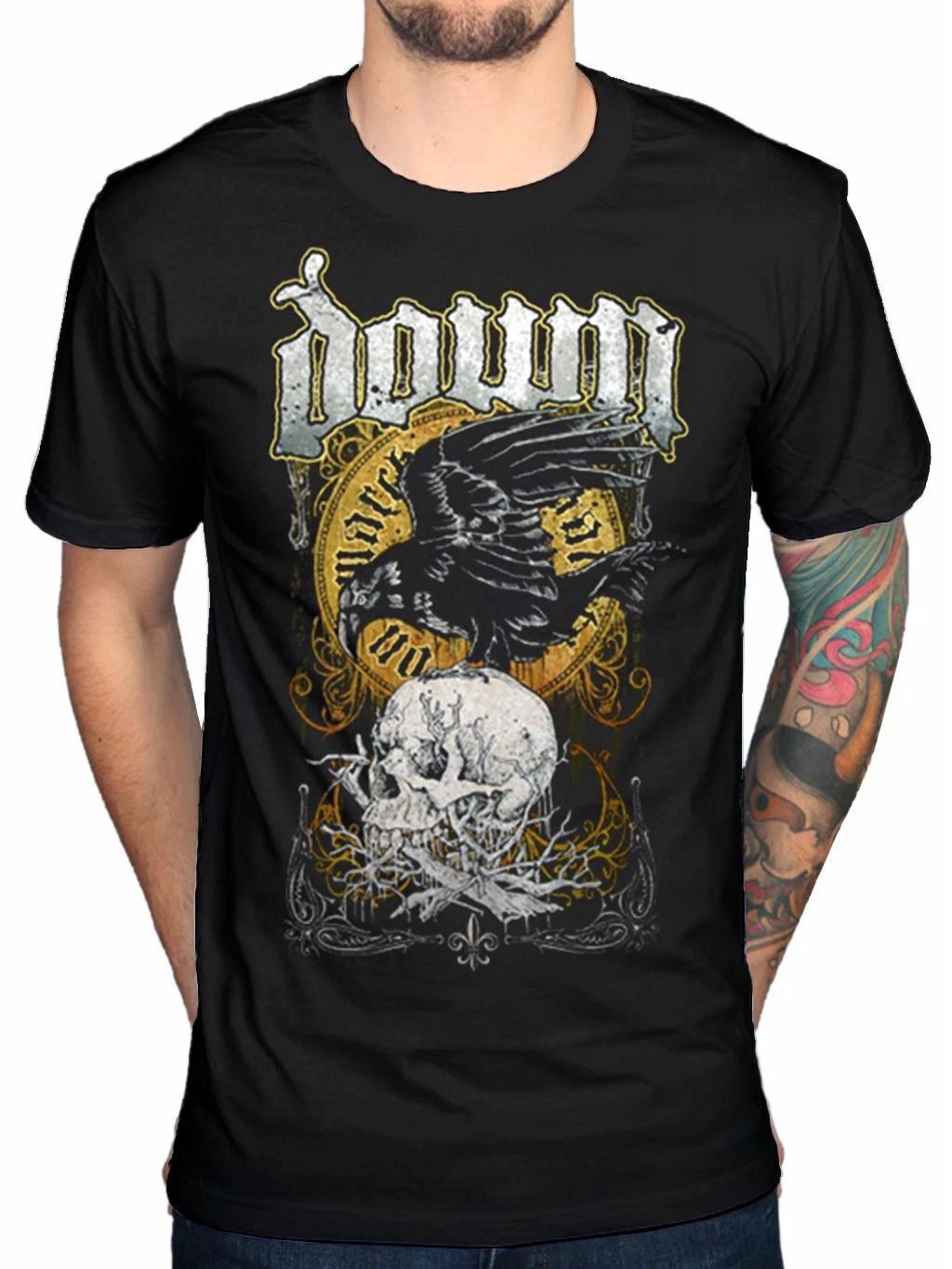Down Swamp Skull Official Mens Unisex T-Shirt L