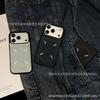 Creative denim pocket card bag mobile phone case, suitable for iPhone17promax trendy card, Apple 17 mobile phone case.