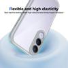KEYSION Transparent Phone Case for VIVO V70 FE Soft Silicone+PC HD Clear Simple Shockproof Phone Back Cover for VIVO V70 FE 5G