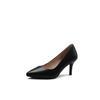  Spring and Summer New First-layer Cowhide Super High-heeled Single Shoes for Women, Pointed Thin Heels, Shallow Commuting Single Shoes for Women