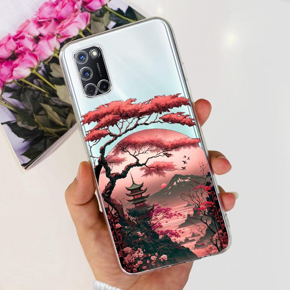 Fashion Pattern Case For OPPO A52 A72 A92 Soft Silicone TPU Back Cover For OPPO A92 4G A72 A52 Phone Cases