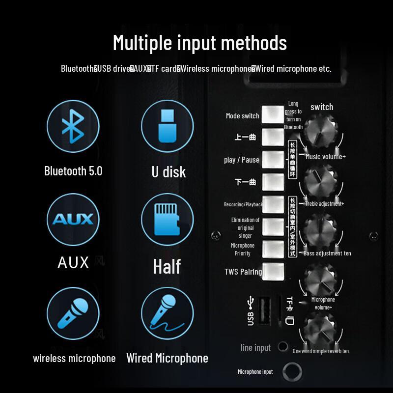 Edifier PP208 8-inch High-Power Bluetooth Trolley Speaker