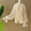 Lightweight False Collar Ruffled Design Detachable Collar New Half Top Blouse  Wedding
