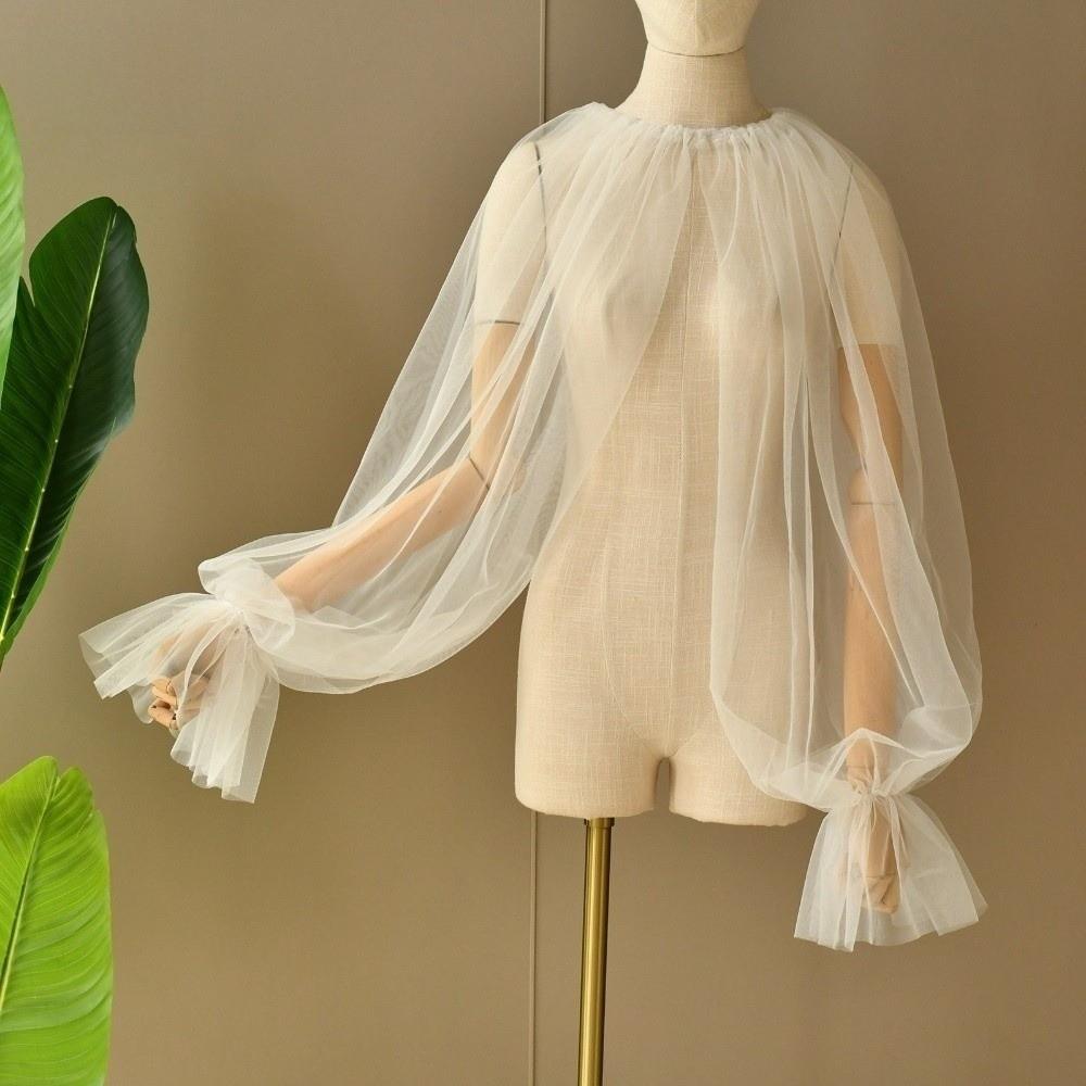 Lightweight False Collar Ruffled Design Detachable Collar New Half Top Blouse Wedding