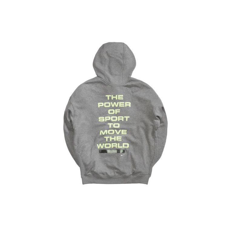 Nike x Pigalle Collaborative Logo Hoodie Sweatshirt Men Tops Grey CI9953-063