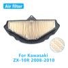 Für Kawasaki ZX-10R ZX10R ZX 10R 2008 2009 2010 Motorrad Luftfilter Motoransaugung Reiniger Element Ersatz