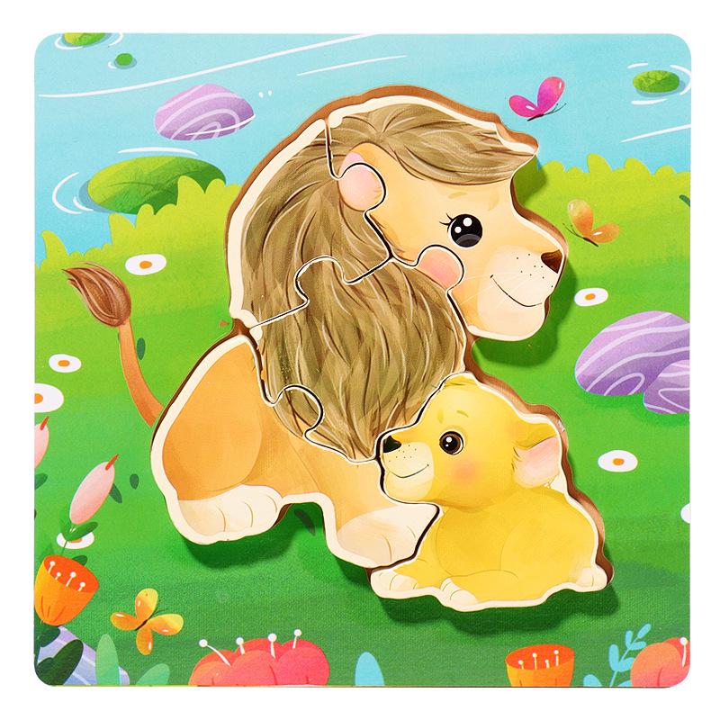 

Трансграничный 3D пазл «Мать и дитя» для когнитивного развития, 3-6 лет - Набор деревянных игрушек для раннего развития