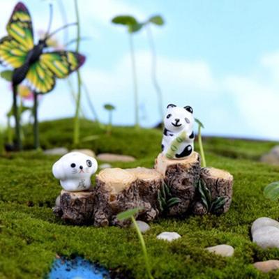 Miniature Resin Stump Micro Landscape Fairy Garden Mini Ornament Dollhouse Decor