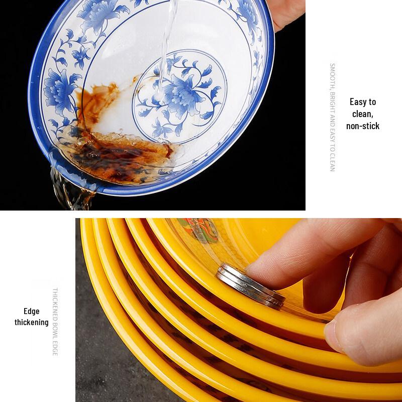 Shatterproof Melamine Noodle Bowl