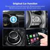 Mini 2 in1 Wireless Carplay Adapter for Android iPhone Auto Wired to Wireless AI Box Car Intelligent Systems with Wired CarPlay