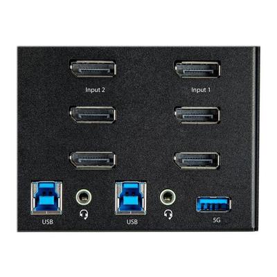 KVM Switch - Startech - SV231TDPU34K - 3 Monitors 4K 60Hz - USB 3.0 - Steel Case