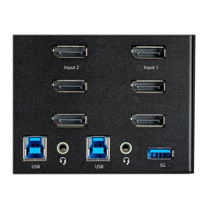 Commutateur KVM - Startech - SV231TDPU34K - 3 Écrans 4K 60Hz - USB 3.0 - Boîtier En Acier