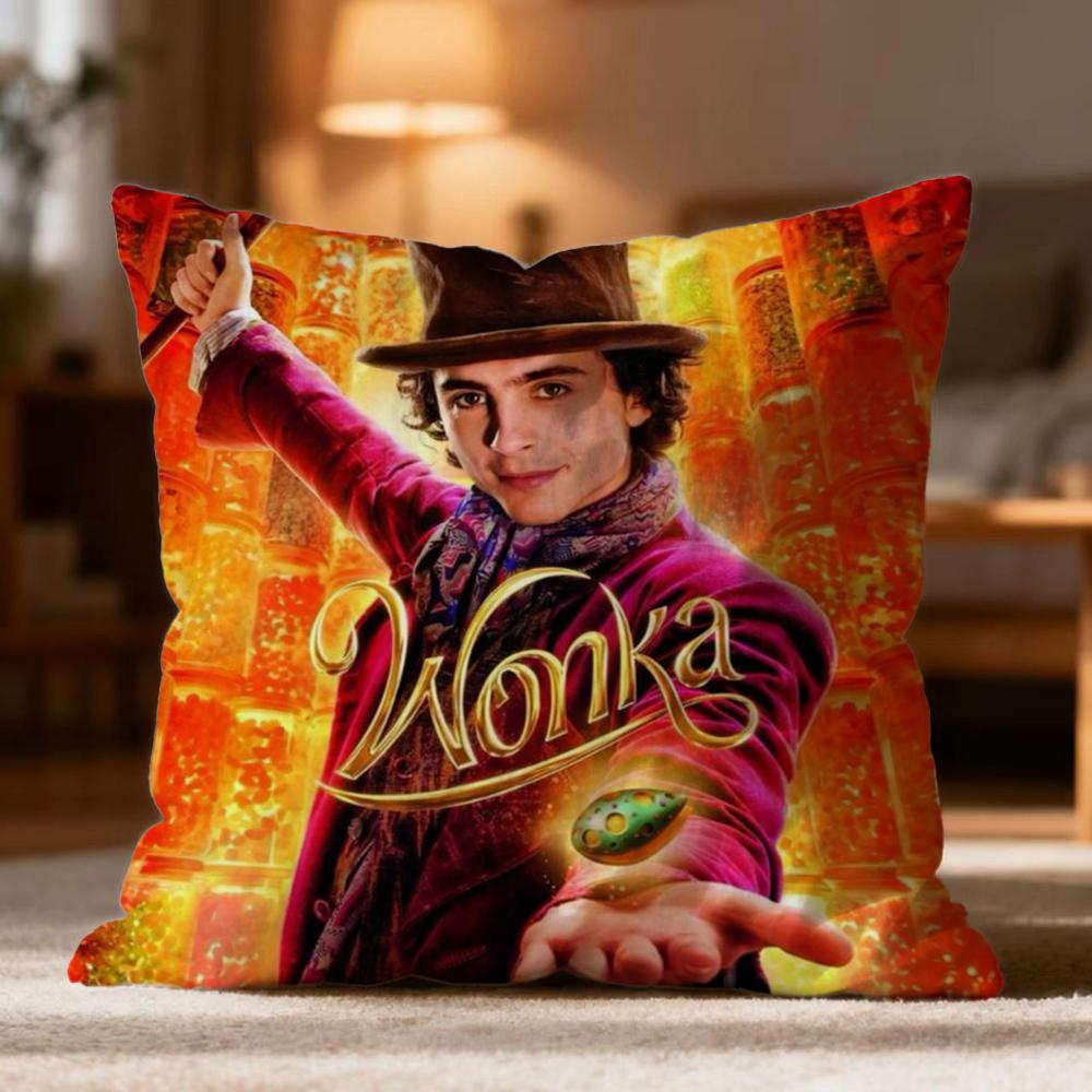 Hot WWonkaed Cushion Cover Soft Washable Pillow Case Multi-Scene for Couch Bed Travel Office Use
