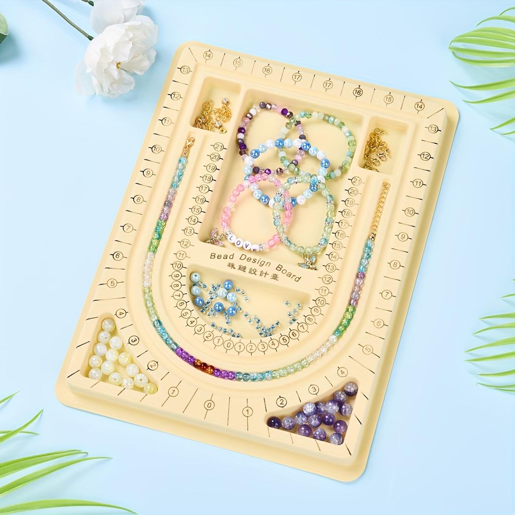 1 Plastic Material Jewelry Design Plate Suitable for Bracelet Necklace DIY Making