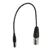 Plug and Play Mini XLR 3Pin Male To XLR Male Transfer Cable for Canon Audio Cable Video Recording