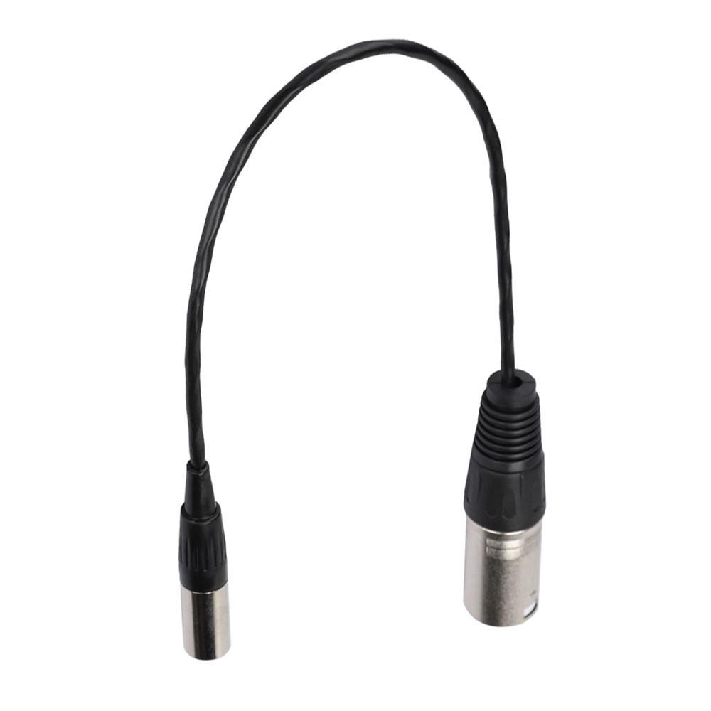 Plug and Play Mini XLR 3Pin Male To XLR Male Transfer Cable for Canon Audio Cable Video Recording
