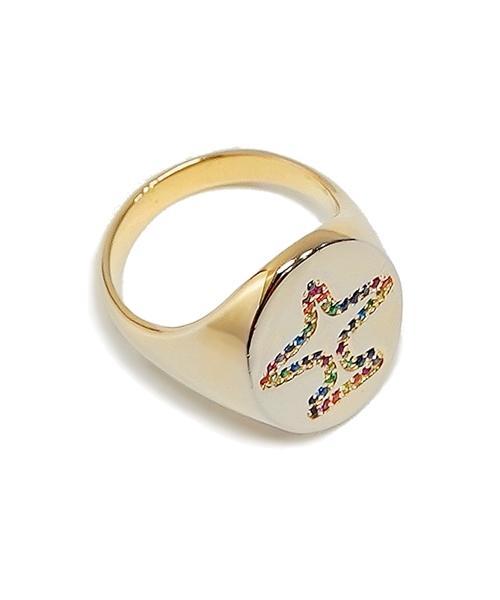 Bonbeau Fashion Airplane Bold Thick Gold Ring (B Type)