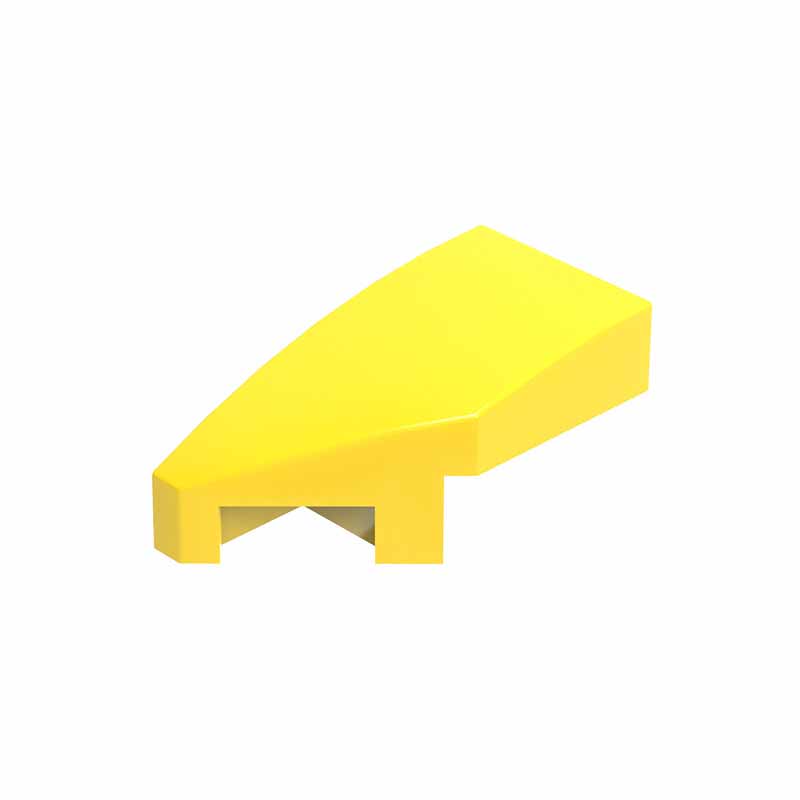 55PCS MOC Compatible Building Blocks 29120 Parts 1x2 Wedge-shaped Curved Panel (left) DIY Children's Toy Gift