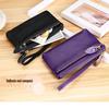Korean Style Genuine Leather Multi-Functional Women's Wristlet Clutch Wallet