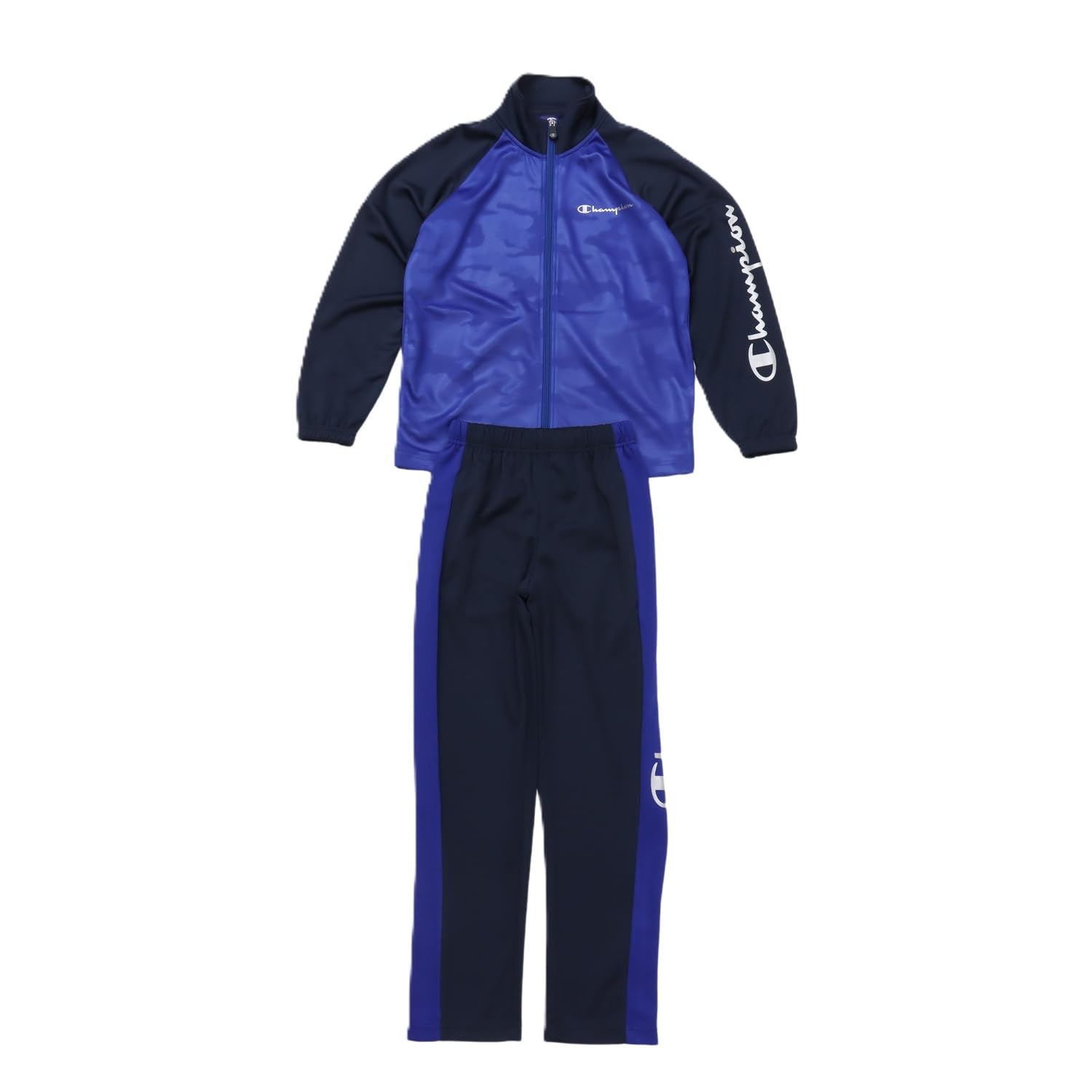 

Комплект спортивного костюма Champion с длинным рукавом с надписью Basic для спортивных тренировок синий детский (2-Pack) Логотип, Быстросохнущий, Костюм, (CK-BSW05) синий