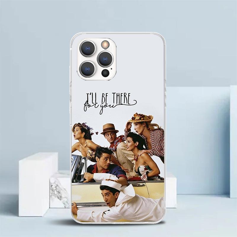 Friends Tv Show Funny Family Phone Case For IPhone 16 17 Air 16E 15 14 Plus 13 Mini 12 11 Pro Max 7 8 + SE 2020 Soft TPU Back Co