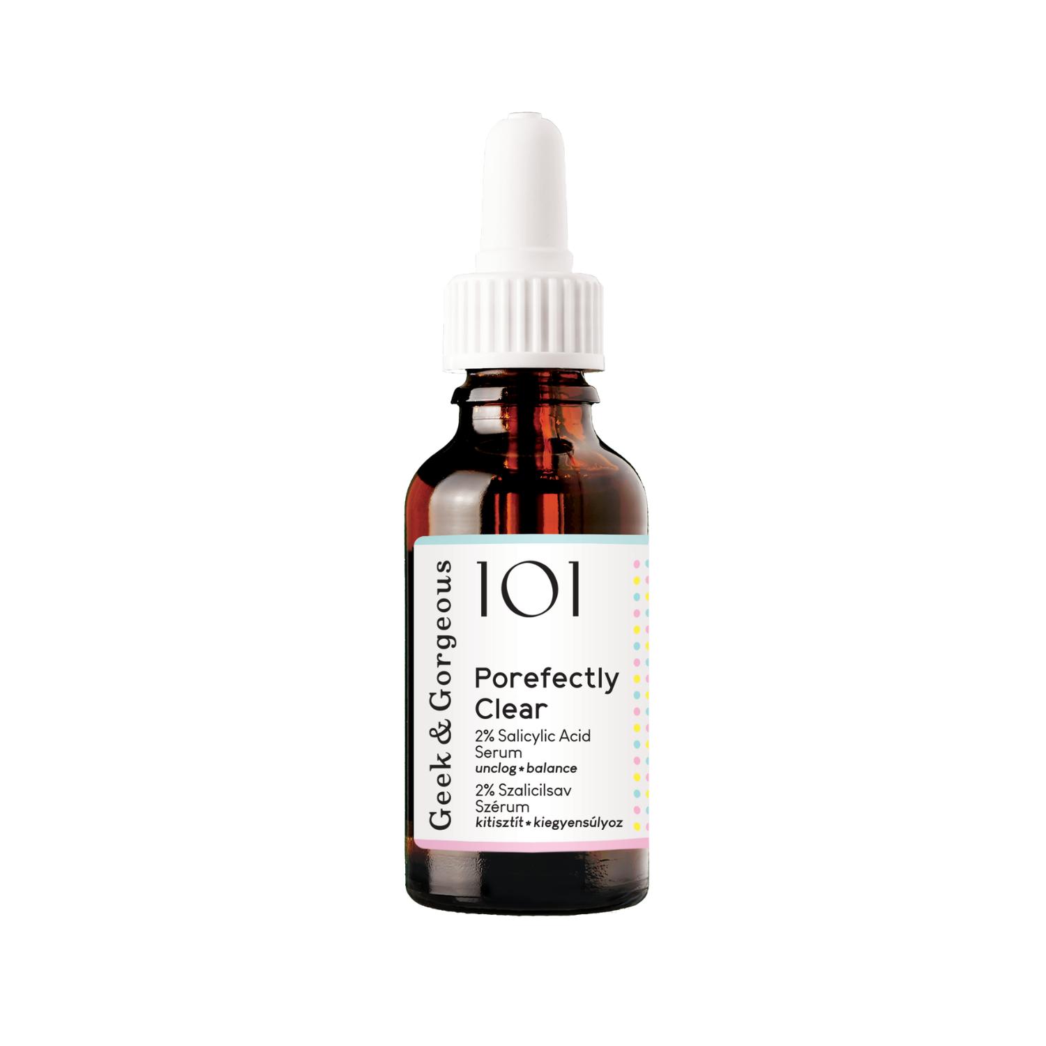 

Geek & Gorgeous Porefectly Clear Serum 30 мл - Сироватка з 2% саліциловою кислотою та саркозином