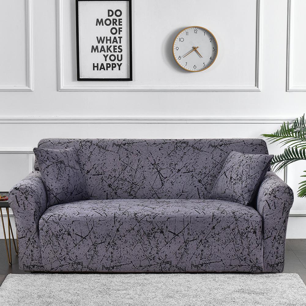 Sofa Cover For Living Room Stretch Printed Sofa Slipcover L Shape Corner Sofa Covers Funda Sofa Elastic Couch Cover 1/2/3/4-Seat