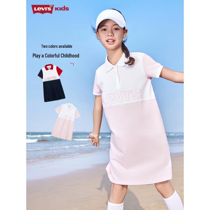 Levi s Girls  Polo A-Line Short Sleeve Dress 5
