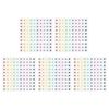 500 Piece Travel Airplanes Planning Sticker Labels In 5 Sheets For DIY Scrapbooking World Map Markers And Trip Planner