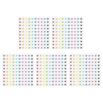 500 Piece Travel Airplanes Planning Sticker Labels In 5 Sheets For DIY Scrapbooking World Map Markers And Trip Planner