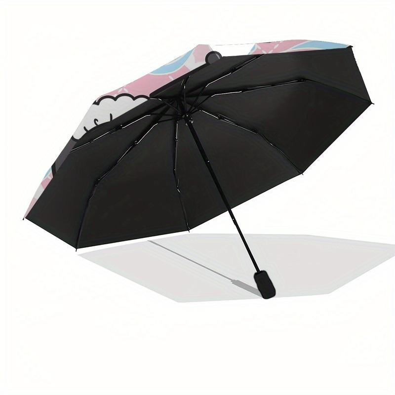 1pc My Melody and Kuromi Dress-Up Umbrella with Plastic Handle,Suitable for All Seasons Home Travel Outdoor UmbrellaSanlio556