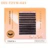Diy Single Cluster Of Hot Melt False Eyelashes Simulation Natural Thick Self-Grafting Color Eyelashes