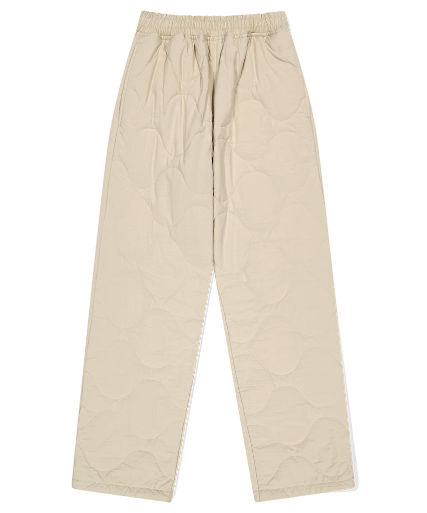 MAHAGRID Quilted Pant Beige(Mg2Dfmpa21A)