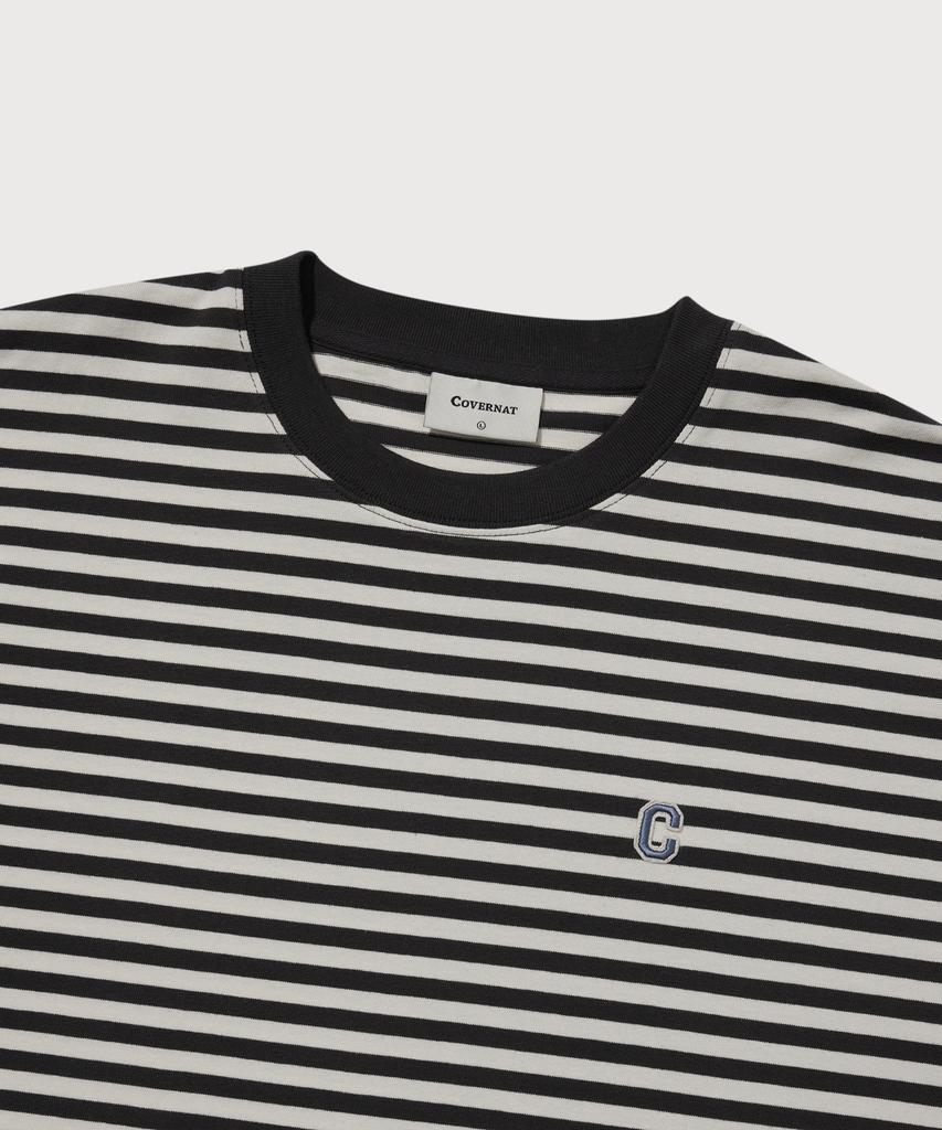 COVERNAT Basic Striped Long Sleeve Black