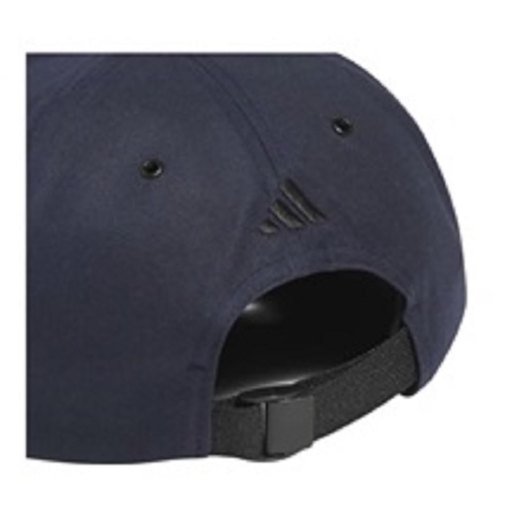 Adidas Golf Waxed Canvas Flat Bill Golf Cap In College Navy