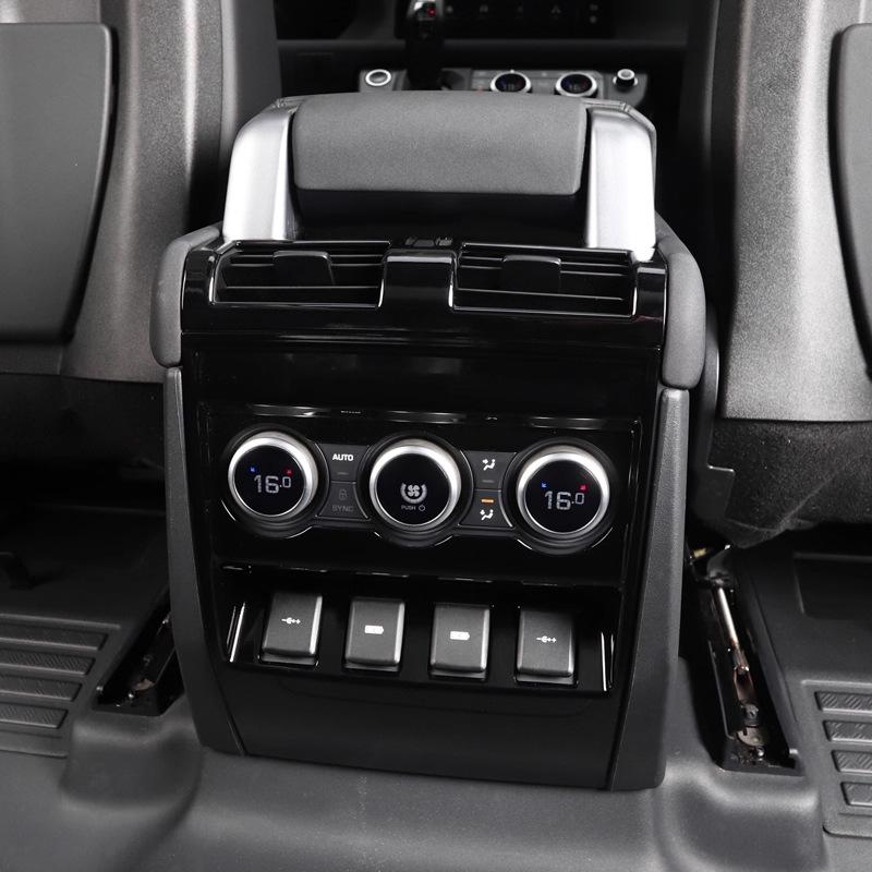 Land Rover Defender Armrest Box Rear Vent Decorative Kick Plate (Models 2020-2025)