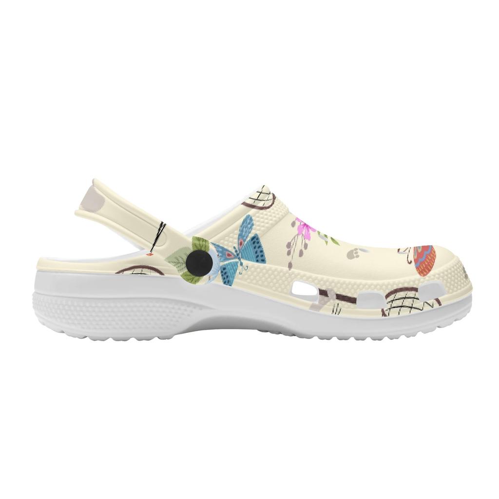 Colorful Printed EVA Clogs Women Men Quick Dry Lightweight Slip On Casual Shoes Soft Sole Summer Sandals Indoor Outdoor Wear