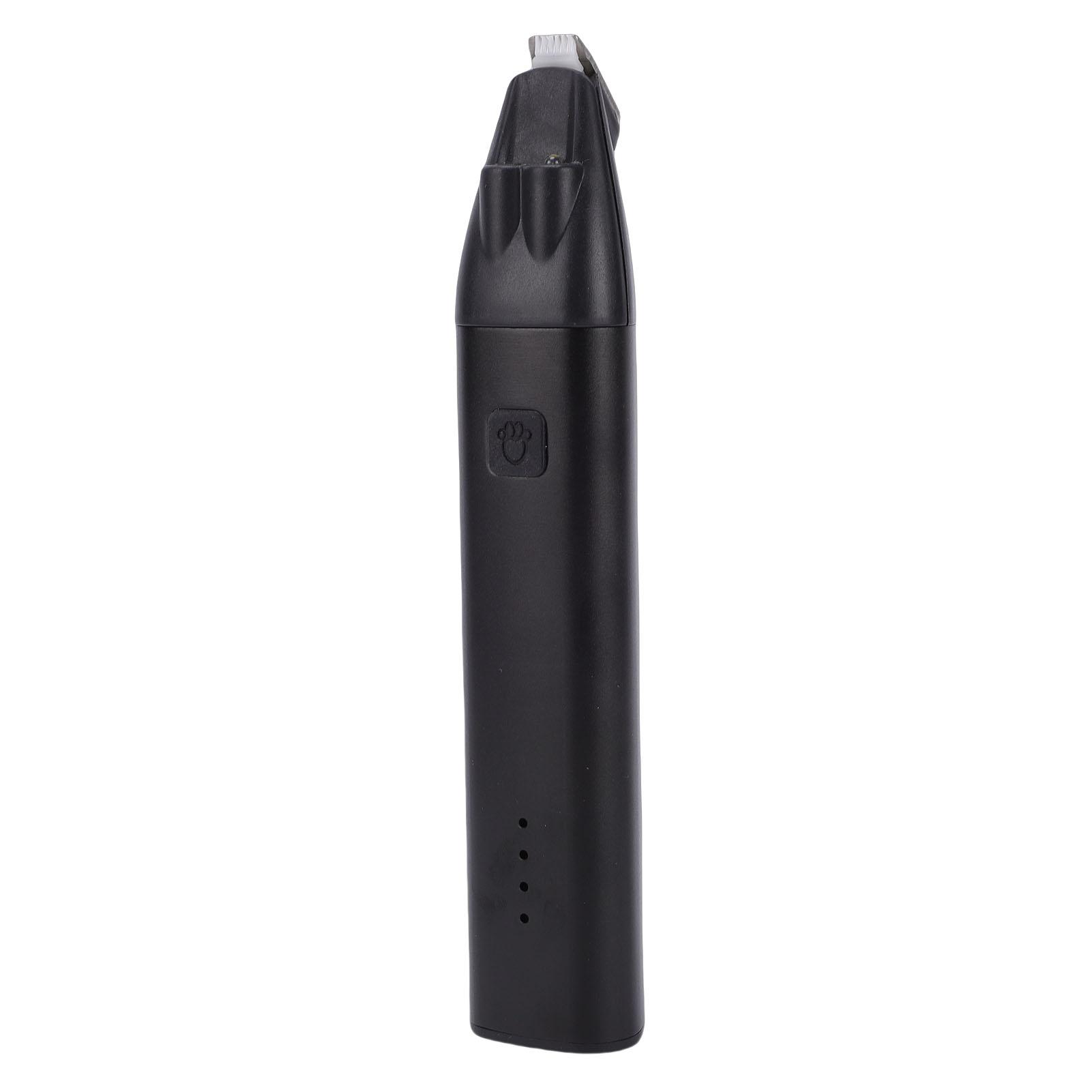 

Cordless Pet Hair Trimmer Rechargeable LED Light High Efficiency Portable Pet Hair Clipper Trimmer чёрный