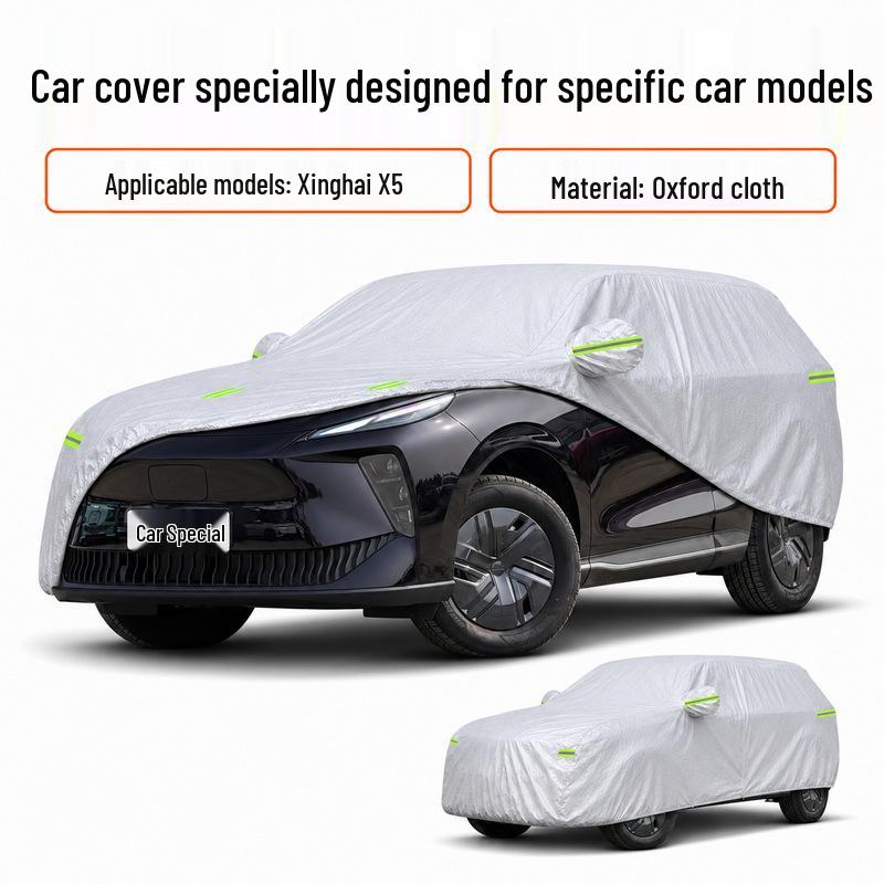 Xinghai X5 Car Cover: Sun Protection, Waterproof, Heat Insulation, All-Season Oxford Cloth