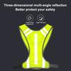 Reflective Cloth Reflective Vest Adjustable Fit Safety Jacket Protective Vest  Running Jogging