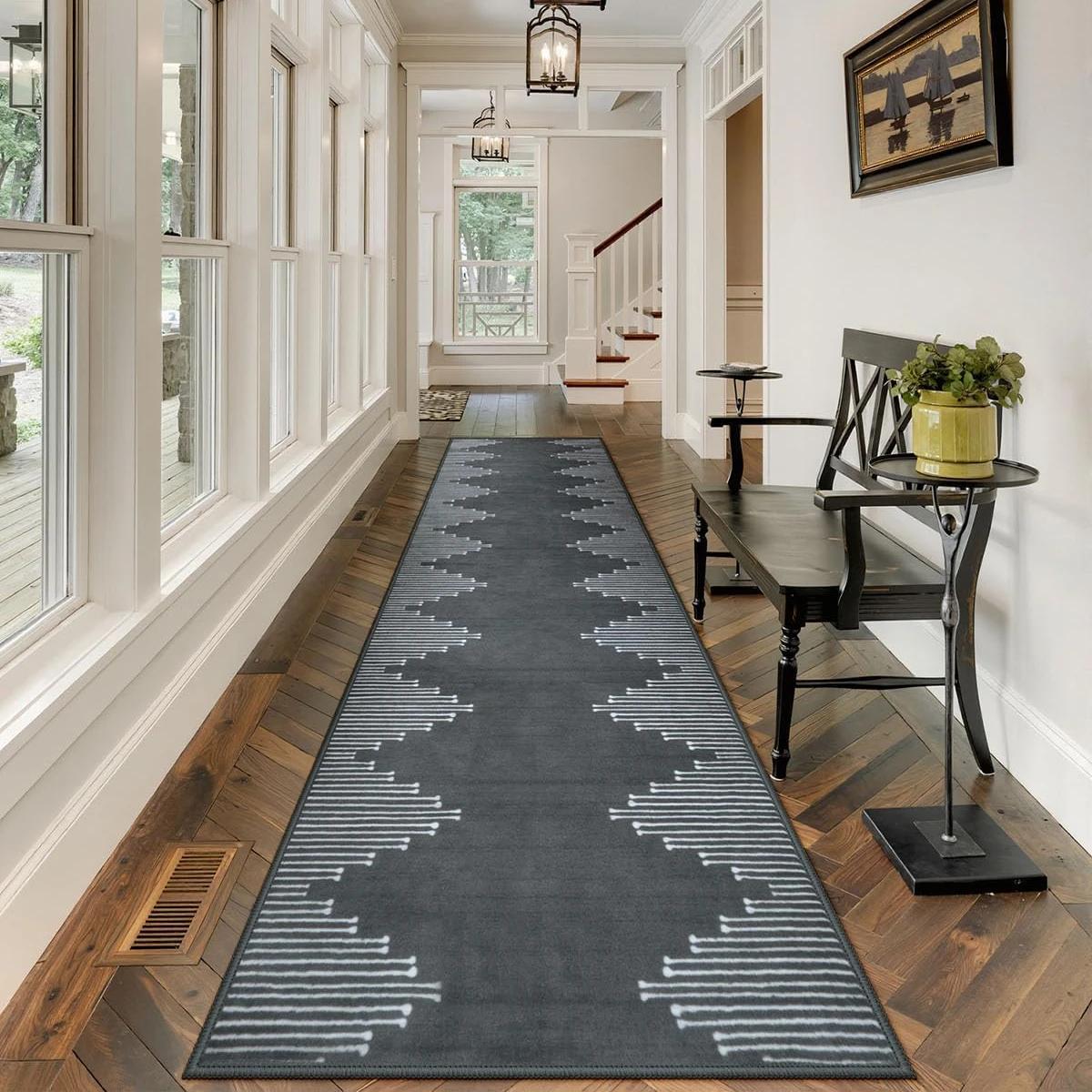 

Hallway Runner Rug Long Corridor Carpet Soft Velvet Floor Mat Home Decoration Room Decor 40x120cm