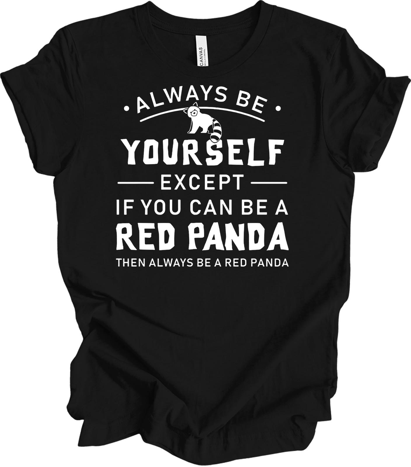 Red Panda Shirt - Cute Red Panda Gift for Panda Lover, Minimalist Drawing Tee XXXL