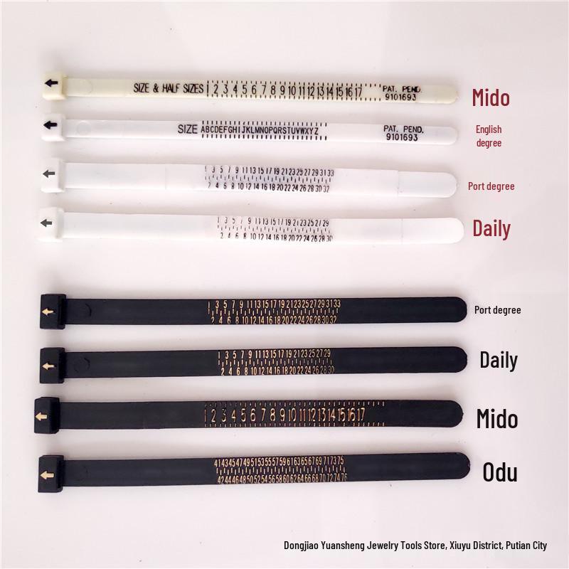 Hong Kong Degree Day, British & US Standard Ring & Finger Size Measurement Tool