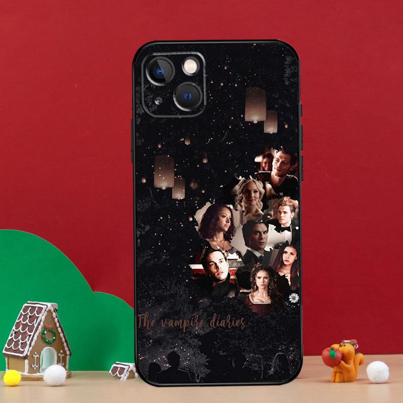 

Чехол для телефона «Дневники вампира» со Стефаном и Дэймоном для iPhone 15 12 13 Mini Plus X XR XS 11 14 Pro Max Задняя крышка iPhone 16 Plus