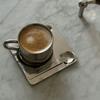 304 Stainless Steel Water Cup Nordic Design of Metal Coffee Cups,Spoons and Plates,Minimalist Coffee Set,Ins Blogger Tableware