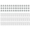 30/60Pcs Lawn Robot Blade Stainless steel Lawn Mover Cutting Blade W/Screw Replacement Blade for Worx Landroid Robotic Lawnmower