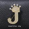 Unisex Versatile English Letter Brooch Lapel Pin for Suits and Clothing